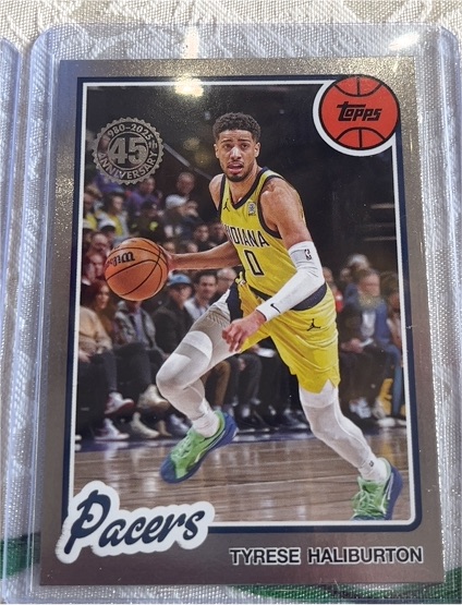 2025-26 Topps 45th Anniversary #80BK-94 Tyrese Haliburton — front