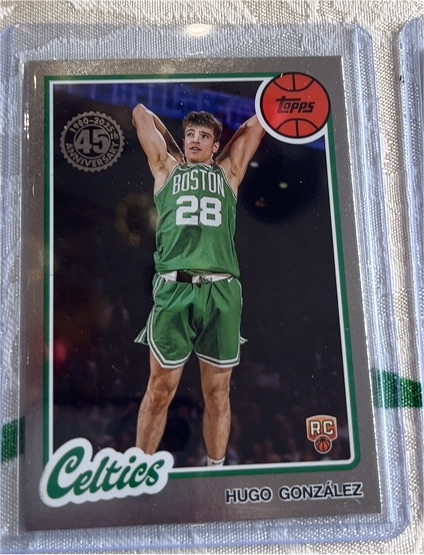 2025-26 Topps Basketball #80BK-100 Hugo González — front
