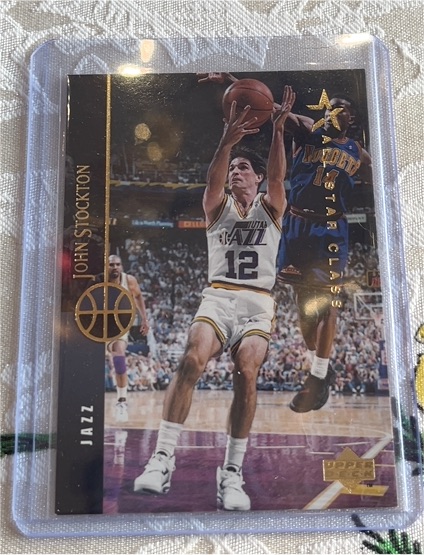 1994-95 Upper Deck #87 John Stockton Utah Jazz — front