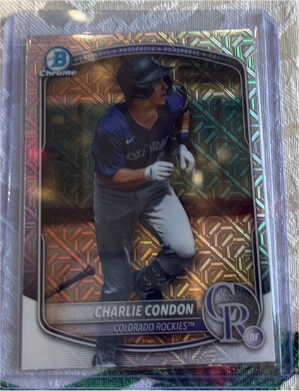 2025 Bowman Chrome #BCP-248 Charlie Condon — front
