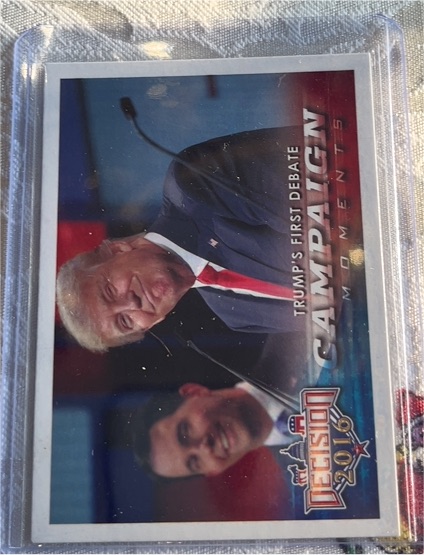 2016 Leaf Decision 2016 #92 Donald Trump Trump's First Debate — front