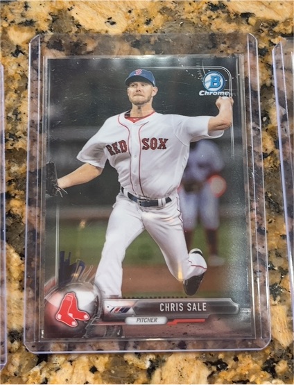 2017 Bowman Chrome #15 Chris Sale — front