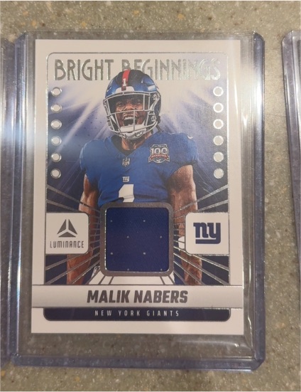 2025 Panini Luminance #BB-MNA Malik Nabers — front