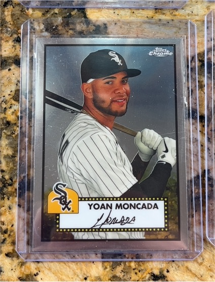 2021 Topps Chrome Platinum Anniversary #212 Yoan Moncada — front