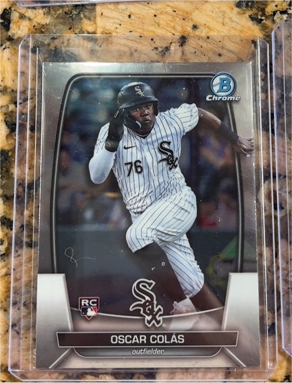 2023 Bowman Chrome #20 Oscar Colás — front