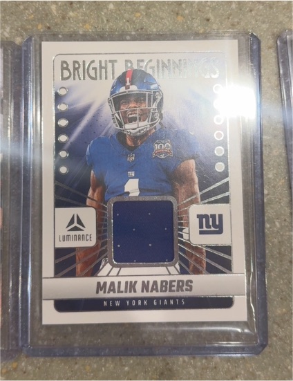 2025 Panini Luminance #BB-MNA Malik Nabers — front