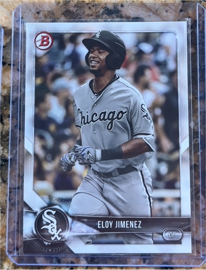 2018 Bowman Prospects #BP50 Eloy Jimenez — front