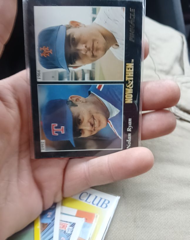 1993 Pinnacle #290 Now & Then Nolan Ryan — front