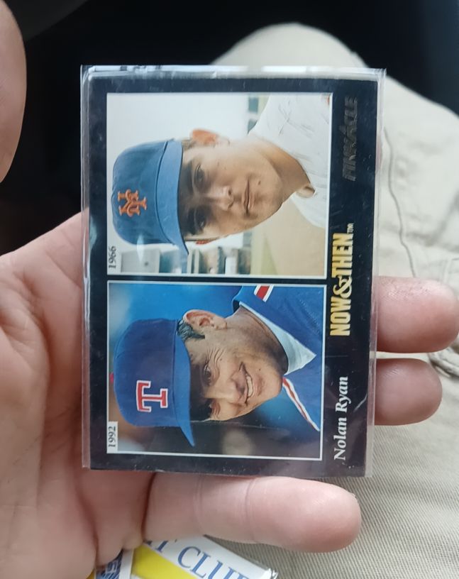 1993 Pinnacle #290 Nolan Ryan Now & Then — front