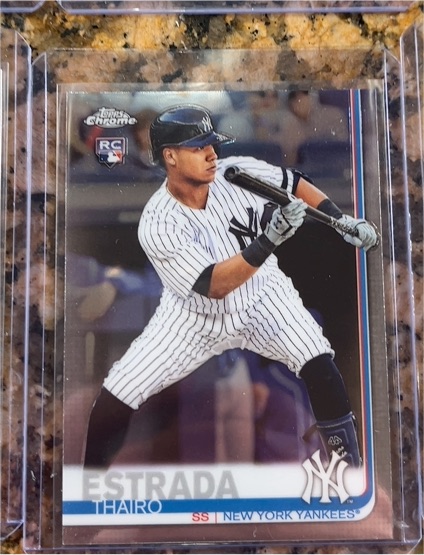 2019 Topps Chrome Update #US168 Thairo Estrada — front