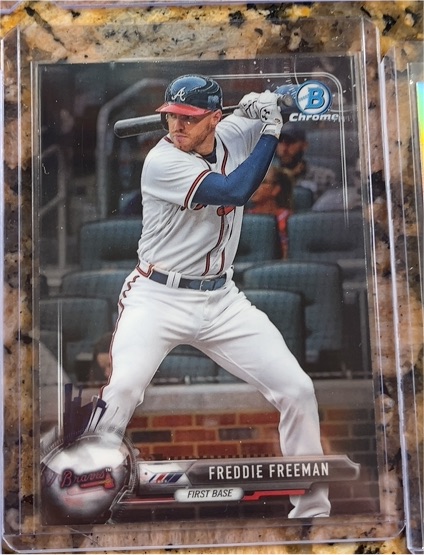 2017 Bowman Chrome #89 Freddie Freeman — front
