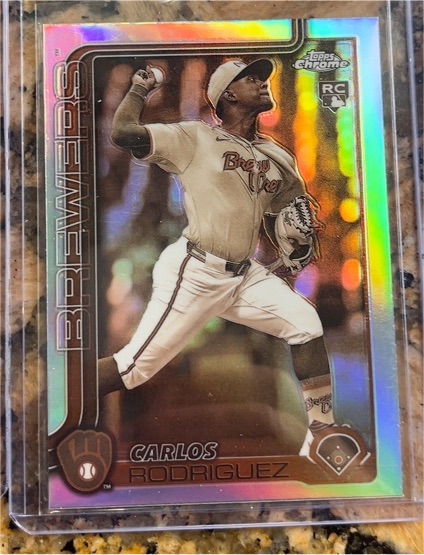 2025 Topps Chrome #201 Carlos Rodriguez — front