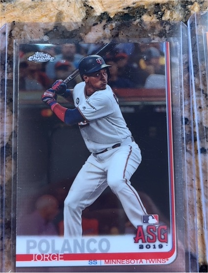 2019 Topps Chrome #74 Jorge Polanco — front