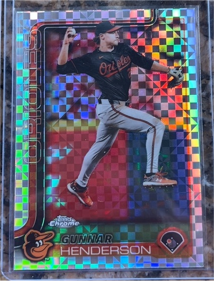 2025 Topps Chrome #213 Gunnar Henderson — front