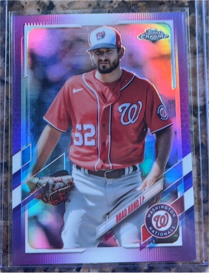 2021 Topps Chrome Update #USC29 Brad Hand — front