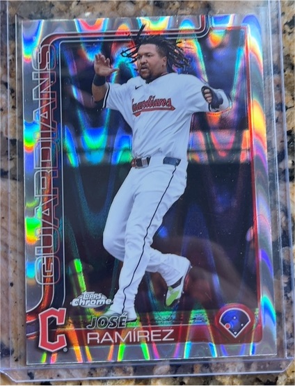 2025 Topps Chrome #12 Jose Ramirez — front