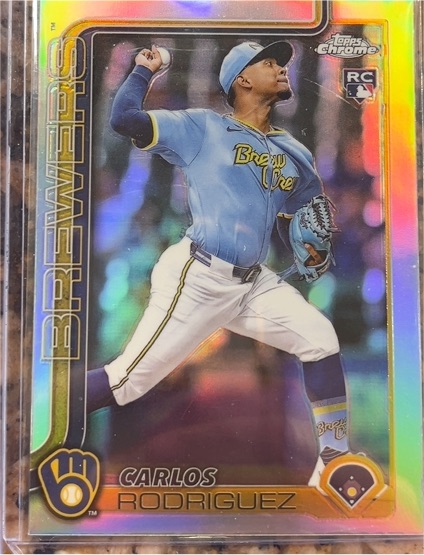 2025 Topps Chrome #201 Carlos Rodriguez — front