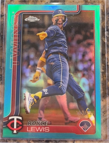 2025 Topps Chrome #254 Royce Lewis — front