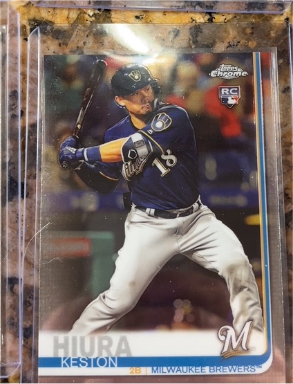 2019 Topps Chrome Update #38 Keston Hiura — front