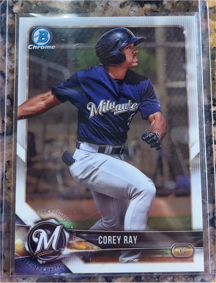 2018 Bowman Chrome Prospects #BP97 Corey Ray — front