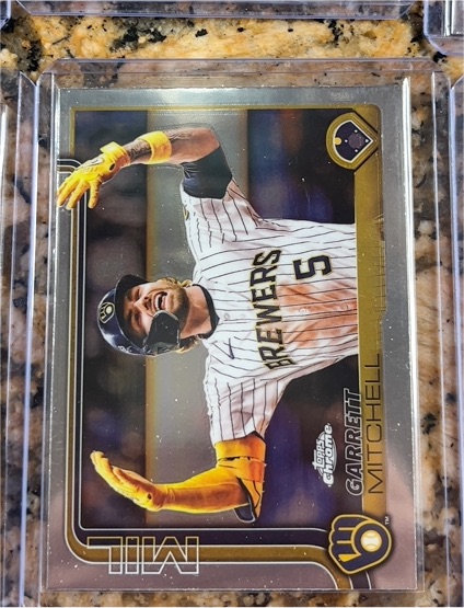 2025 Topps Chrome #28 Garrett Mitchell — front