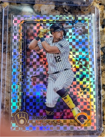 2025 Topps Chrome #98 Rhys Hoskins — front