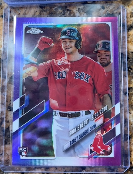 2021 Topps Chrome Update #USC23 Bobby Dalbec Rookie Debut — front