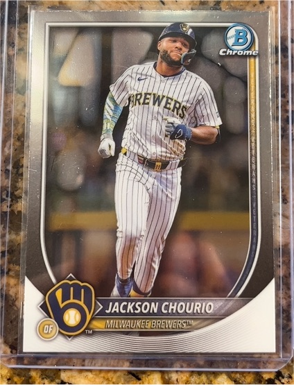 2025 Bowman Chrome #40 Jackson Chourio — front