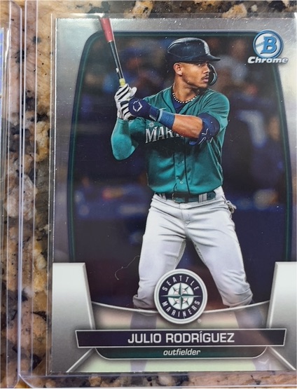 2023 Bowman Chrome #81 Julio Rodríguez — front