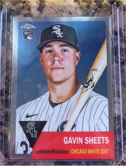 2022 Topps Chrome Platinum Anniversary #246 Gavin Sheets Rookie — front
