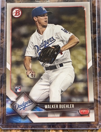 2018 Bowman #59 Walker Buehler — front