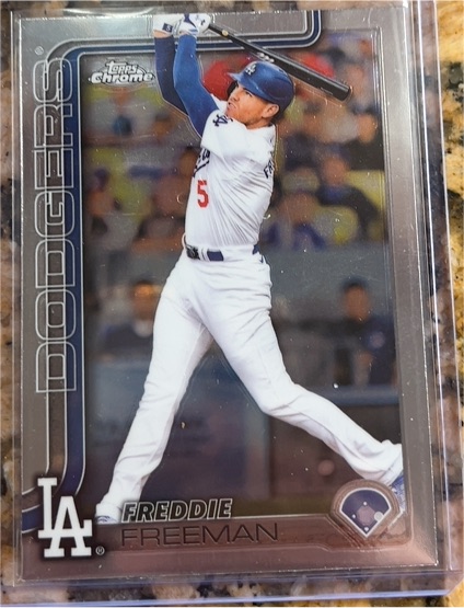 2025 Topps Chrome #23 Freddie Freeman — front