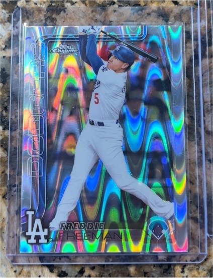 2025 Topps Chrome #23 Freddie Freeman — front