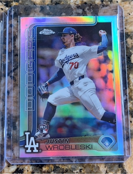 2025 Topps Chrome #38 Justin Wrobleski — front