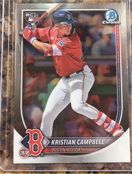 2025 Bowman Chrome #58 Kristian Campbell — front