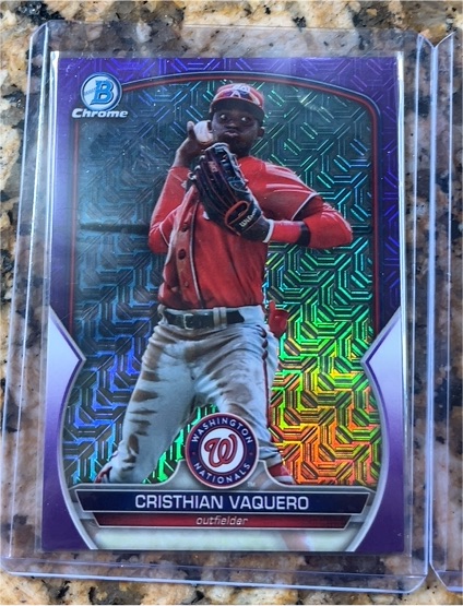 2023 Bowman Chrome Prospects #BCP-209 Cristhian Vaquero — front