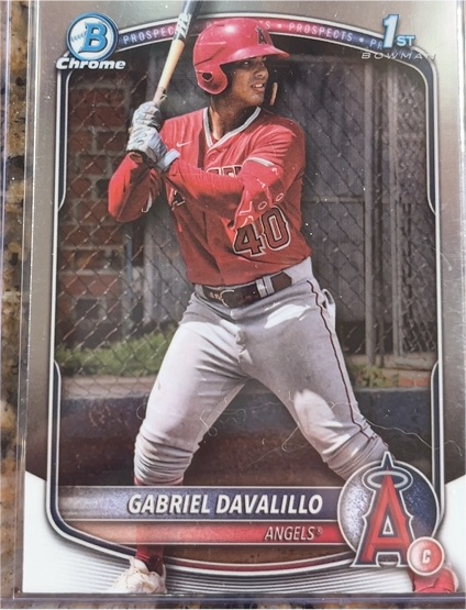 2025 Bowman Chrome Prospects #BCP-178 Gabriel Davalillo — front