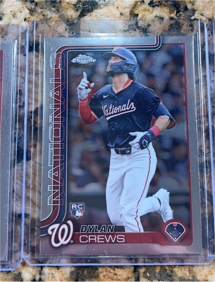 2025 Topps Chrome #146 Dylan Crews — front