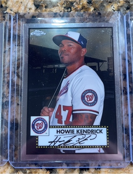 2021 Topps Chrome Platinum Anniversary #351 Howie Kendrick — front