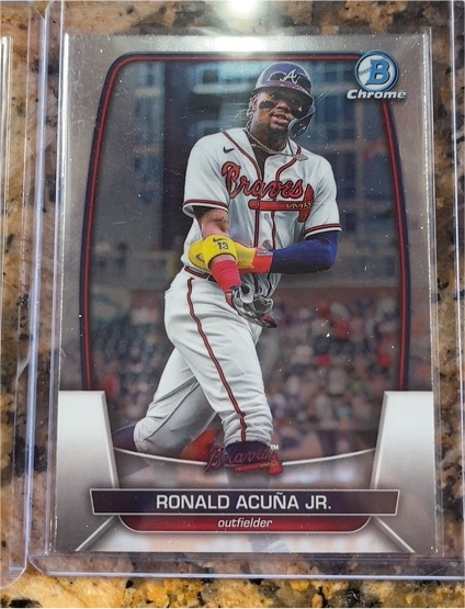2023 Bowman Chrome #93 Ronald Acuña Jr. — front