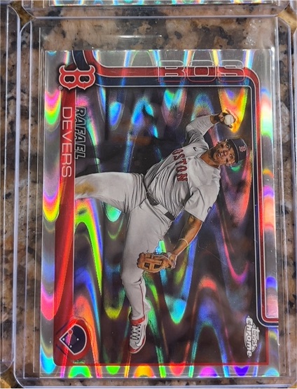 2025 Topps Chrome #127 Rafael Devers — front