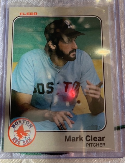 1983 Fleer #181 Mark Clear — front