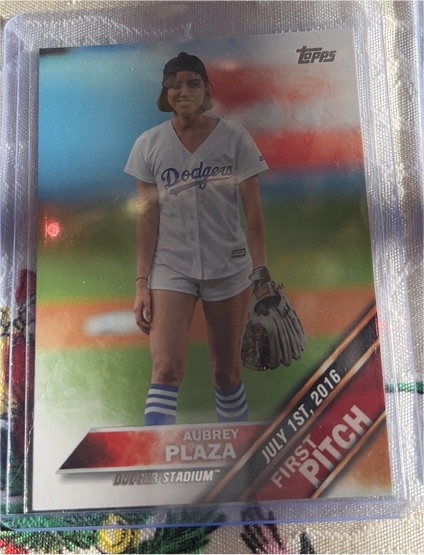 2016 Topps Update #FP-6 Aubrey Plaza — front