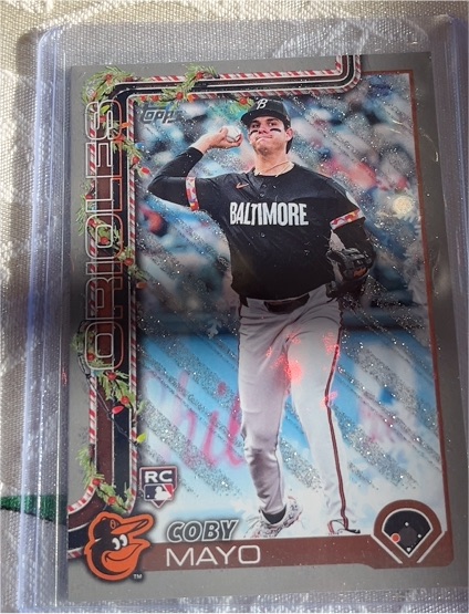 2025 Topps Holiday #H118 Coby Mayo — front