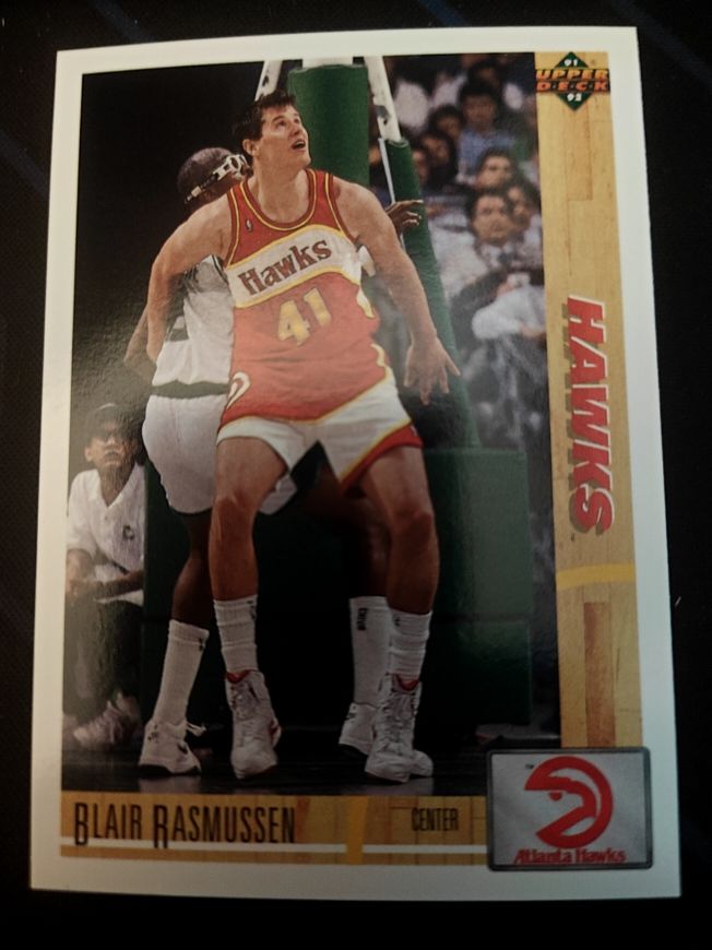 1991 Upper Deck #498 Blair Rasmussen — front