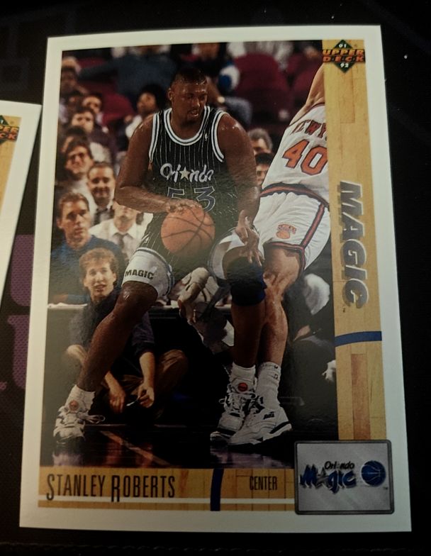 1991-92 Upper Deck #497 Stanley Roberts — front