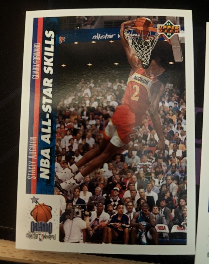 1991-92 Upper Deck #478 Stacey Augmon NBA All-Star Skills — front