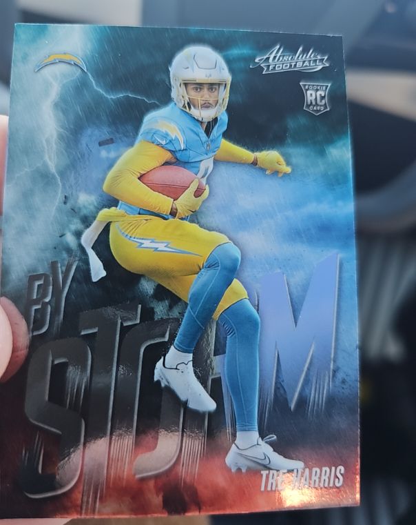 2025 Panini Absolute #18 Tre Harris By Storm — front