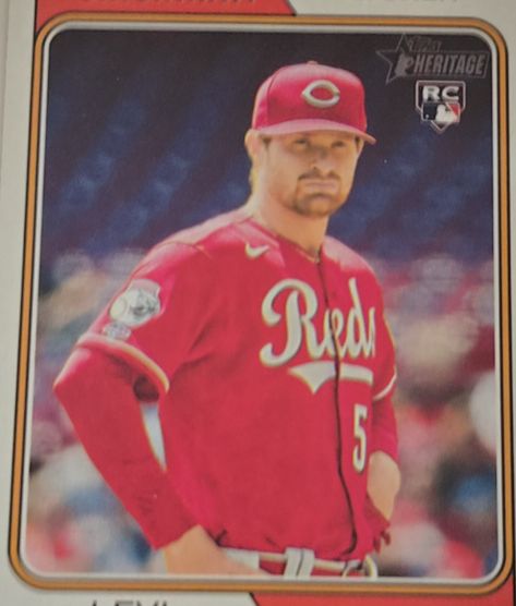 2023 Topps Heritage #591 Levi Stoudt — front