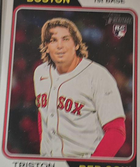 2023 Topps Heritage High Number #587 Triston Casas — front